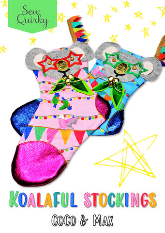 {New Arrival} Sew Quirky Koalaful Stockings Pattern