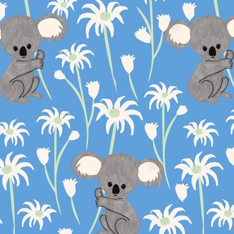 Amanda Joy Designs Capers Koala Calypso Blue