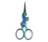Unicorn Embroidery Rainbow Scissors