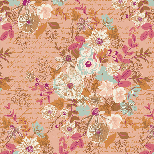 Art Gallery Fabrics Bookish Romance Novel Hardcover FAT QUARTER