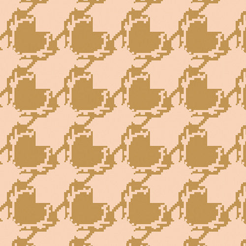 Art Gallery Blithe Deer Houndstooth Tan