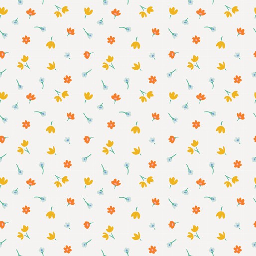 Mable Tan Sweet Wild Garden Mini Flowers Cream