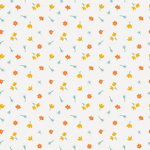 Mable Tan Sweet Wild Garden Mini Flowers Cream