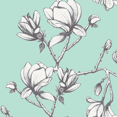 {New Arrival} Art Gallery Wild Bloom CANVAS Magnolia Study Fresh