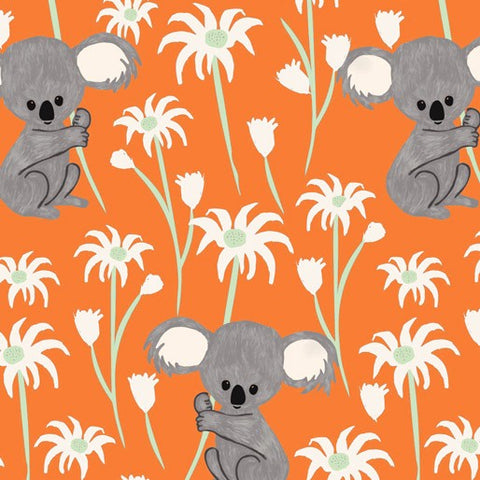 Amanda Joy Designs Koala Capers Koala Calypso Orange