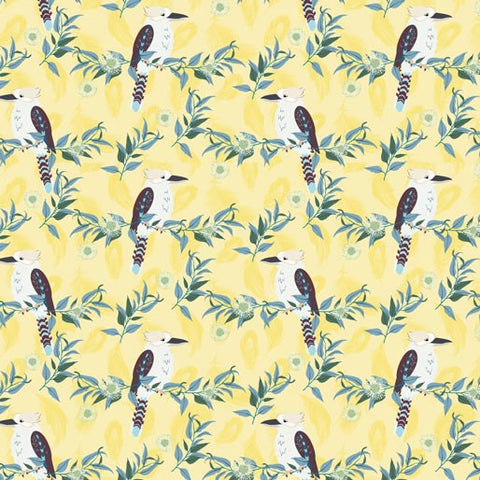 Amanda Joy Designs Kookaburra Calling Kookaburra Yellow
