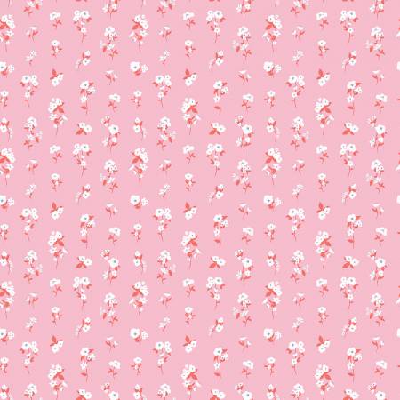 Riley Blake Heartsong Stems Pink