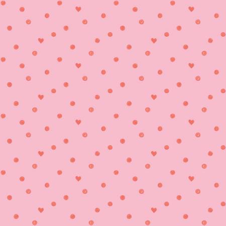 Riley Blake Heartsong Hearts Pink