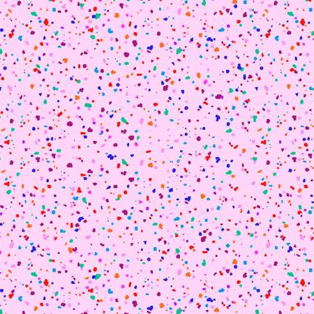 Timeless Treasures Confetti Pink Confetti Blender