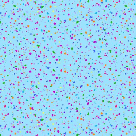Timeless Treasures Confetti Turquoise Confetti Blender