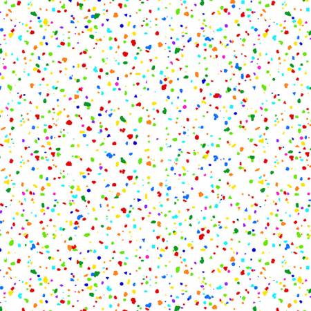 Timeless Treasures Confetti White Confetti Blender