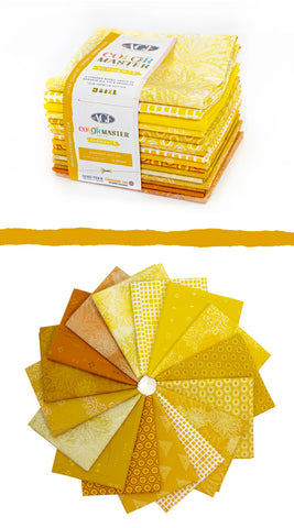 {New Arrival} Art Gallery Colour Master Elements Starfruit Edition x 16 Fat Quarters