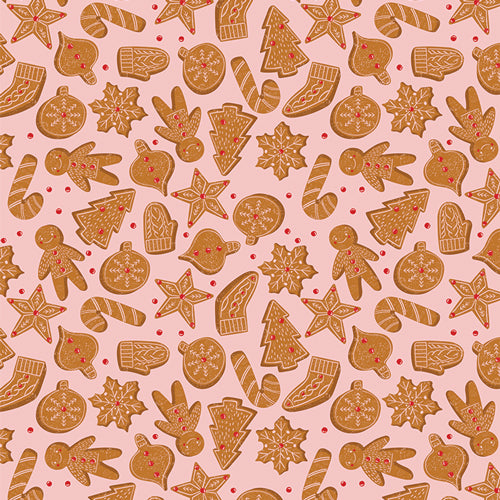 Art Gallery Fabrics Christmas in The City Ginger Bliss
