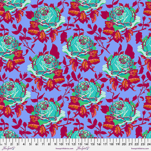 {New Arrival} FreeSpirit Anna Maria Horner Vivacious Cotton Lawn Show Off - Periwinkle