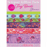 {New Arrival} Tula Pink Tiny Beasts Glimmer Designer Ribbon Pack