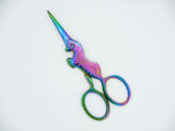 Unicorn Embroidery Rainbow Scissors