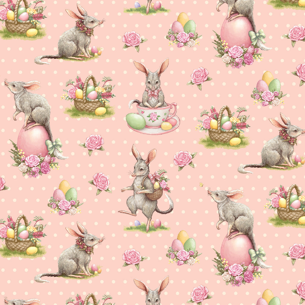 Devonstone Easter Bilby- Bilby Polkadot Pink