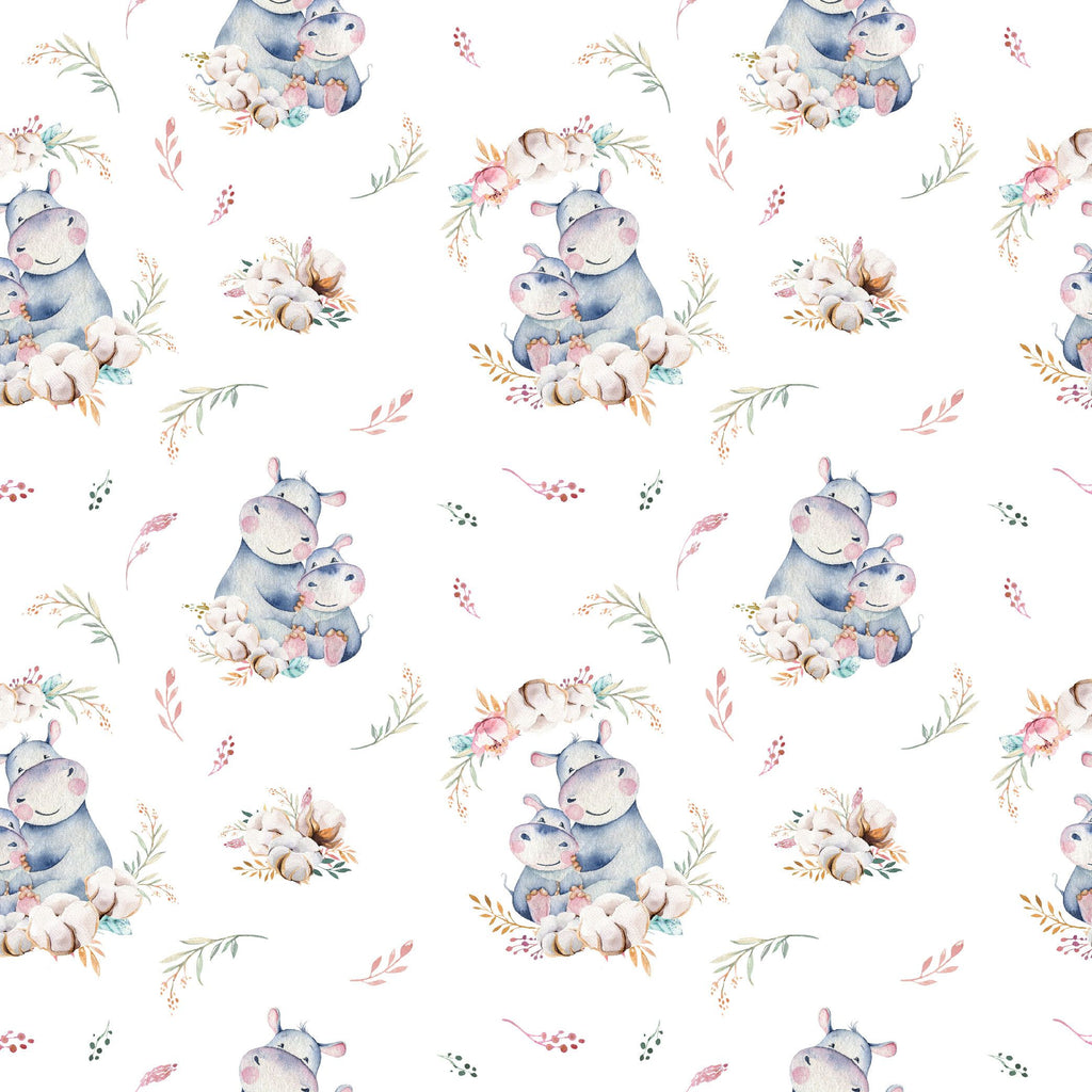 Devonstone A Mother's Love Hippos White
