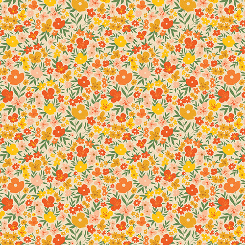 Art Gallery Grow & Harvest FLANNEL Flowery Meadow Sunlit