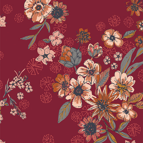 {New Arrival} Art Gallery Fabrics Kindred FLANNEL Constant Companion Heart