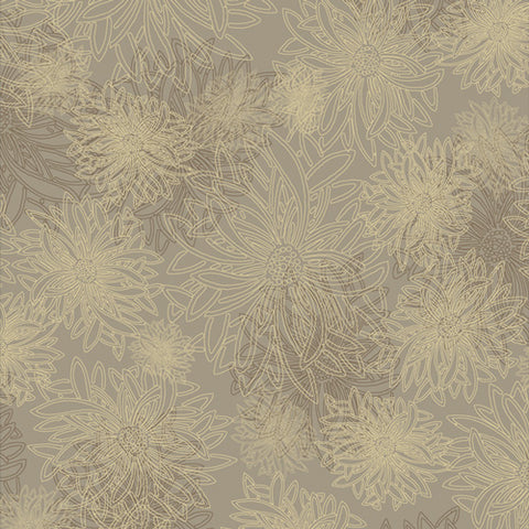 {New Arrival} Art Gallery Fabrics New Floral Elements Khaki