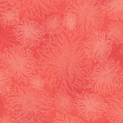 {New Arrival} Art Gallery Floral Elements Coral