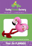 Funky Friends Factory Fleur the Flamingo Pattern