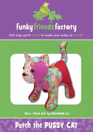 Funky Friends Factory Patch the Pussycat Pattern