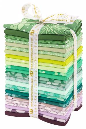 {New Arrival} Robert Kaufman Elizabeth Hartman Fat Quarter Bundle Terrarium Cool Fabrics 26 Fat Quarters