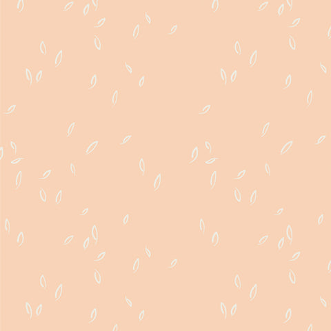 Art Gallery Fabrics Nectarine Fusion Dancing Leaves Nectarine