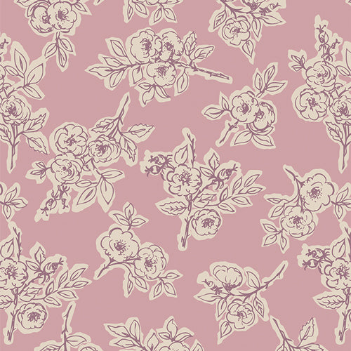 {New Arrival} Art Gallery Fabrics Dusk Fusion Rambling Rose Dusk