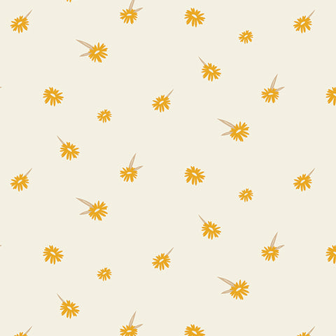 {New Arrival} Art Gallery Fabrics Honey Fusion Dancing Daisies Honey