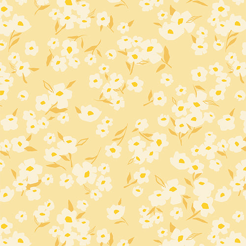 {New Arrival} Art Gallery Fabrics Honey Fusion Spring Daisies Honey