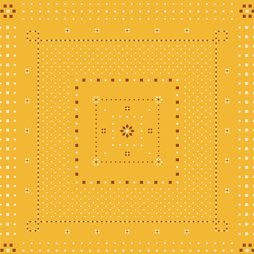 {New Arrival} Art Gallery Fabrics Hazelwood Handkerchief Amber