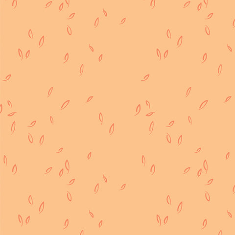 {New Arrival} Art Gallery Fabrics Hazelwood Dancing Leaves Apricot