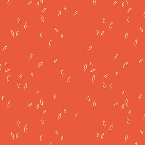 Art Gallery Fabrics Hazelwood Dancing Leaves Vermilion