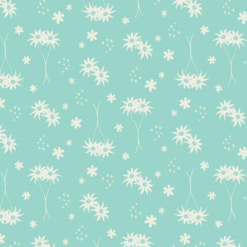 Amanda Joy Designs Koala Capers Little Floral Aqua