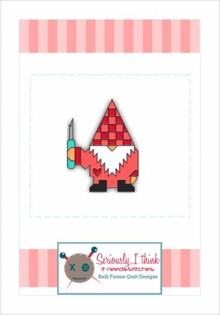 {New Arrival} Kelli Fannin Quilt Designs Gnomeo Enamel Pin