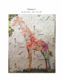 Laura Heine Potpourri Giraffe Collage Pattern