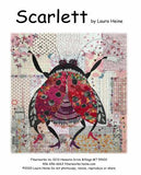 Laura Heine Scarlett The Ladybug Collage Pattern