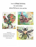 {New Arrival} Laura Heine Teeny Tiny Group 6 Collage Pattern