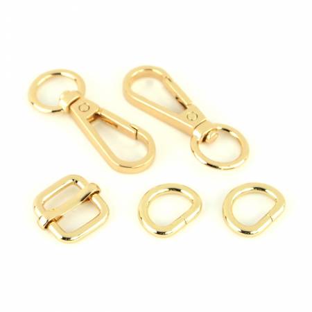 {New Arrival} Sallie Tomato Hardware Kit Zippy Bags Gold