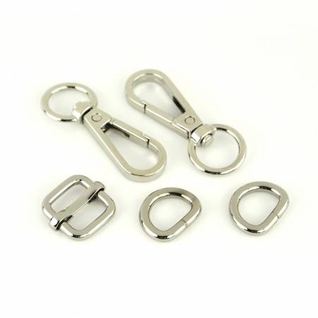 {New Arrival} Sallie Tomato Hardware Kit Zippy Bags Nickel