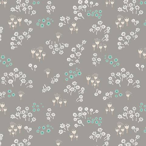 Art Gallery Fabrics Littlest Tenderness Grey FAT QUARTER