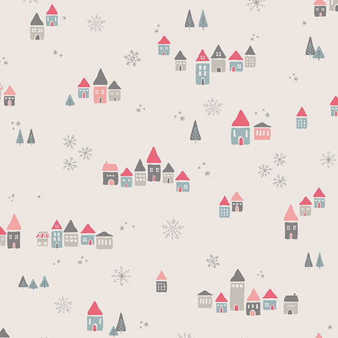 {New Arrival} Art Gallery Little Town Snowdrift Joy