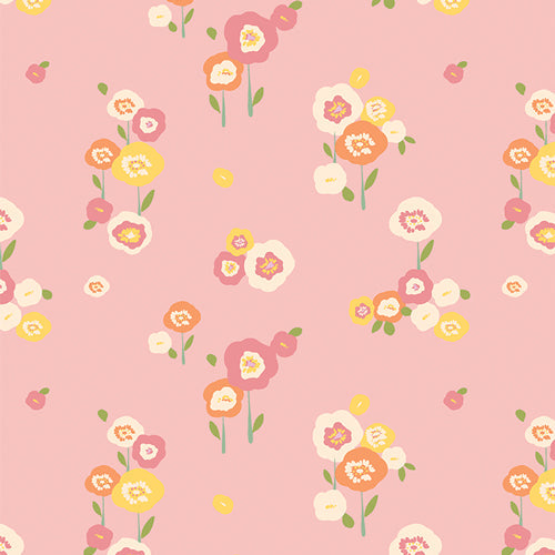 {New Arrival} Art Gallery Fabrics LullaBee Sweet Florets Rose FAT QUARTER