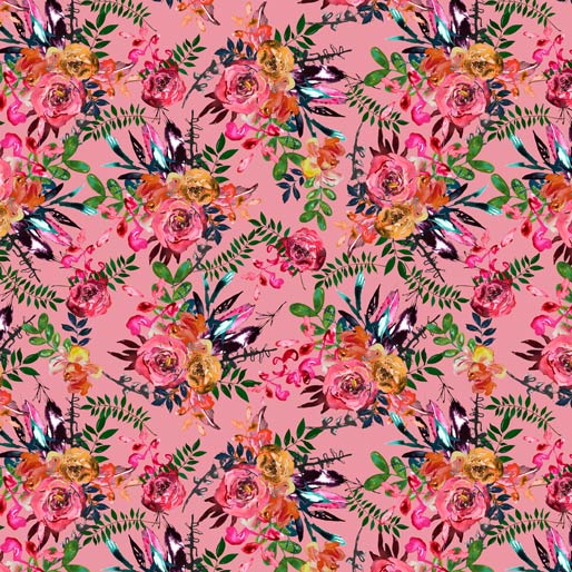 {New Arrival} Rathenart Designs Country Garden Blooms Country Blooms Flamingo Pink