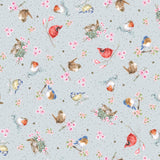 Maywood Studio Bramble Patch Tossed Birds Blue