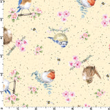 Maywood Studio Bramble Patch Tossed Birds Yellow