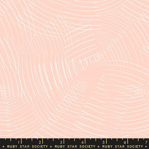 Moda Ruby Star Society First Light Sono Graphic Lines Pencil Peach Cream FAT QUARTER